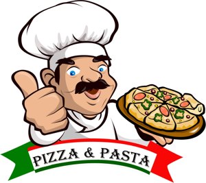 Gabbiano Pizzabäcker mit Pizza